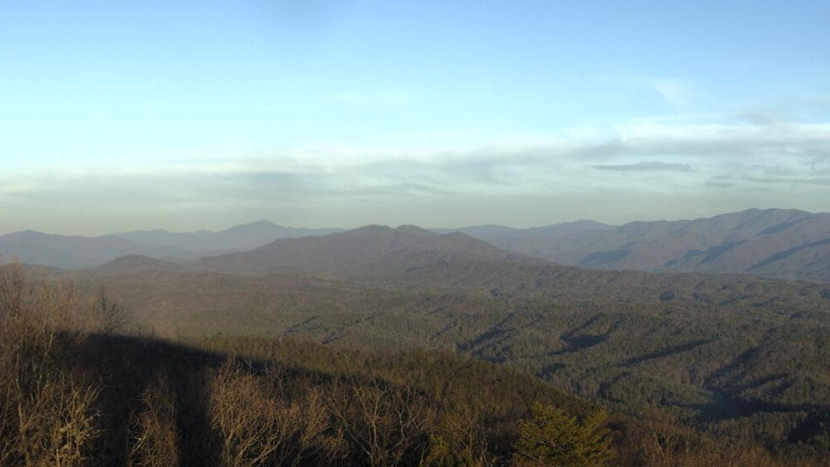 view of mountains